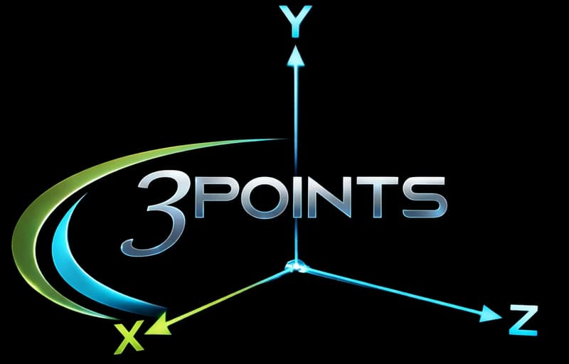 3 Points in Space Media logo