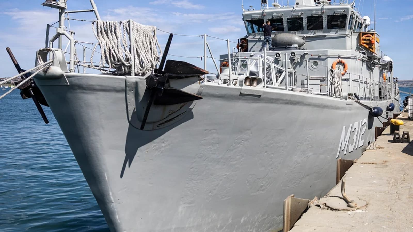 UNS Mariupol moored at Portland during Sea Breeze in July 2026; historical maritime context.